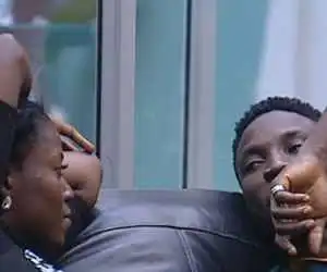 VIDEO: Bassey Goes Naike@d While Debbie-rise Watches Him Shower – #BBNaija